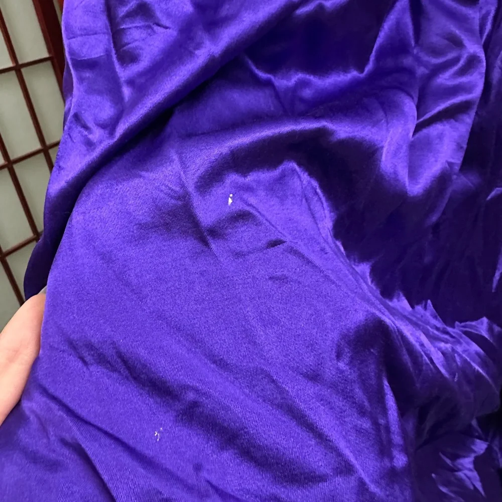 Vintage Lip Service Purple Black Velvet Gothic Renaissance Vampy Maxi Dress - Picture 10 of 10